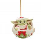 Lenox 2024 Holiday Grogu In Hover Pram Ornament