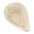 Belleek Chrysanthemum Teardrop 12" Basket