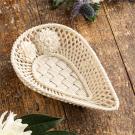 Belleek Chrysanthemum Teardrop 12" Basket